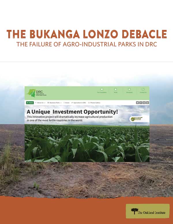 Report cover: Highland scene in Amhara, Ethiopia. Credit: The Oakland Institute