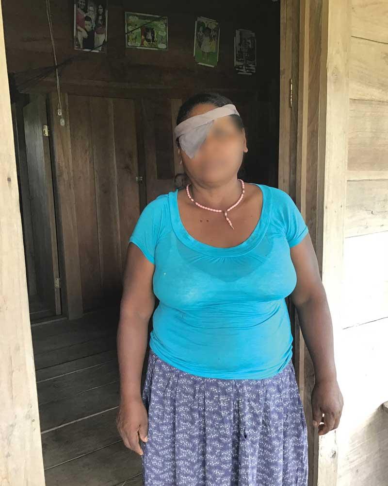 Displaced resident of Murubila