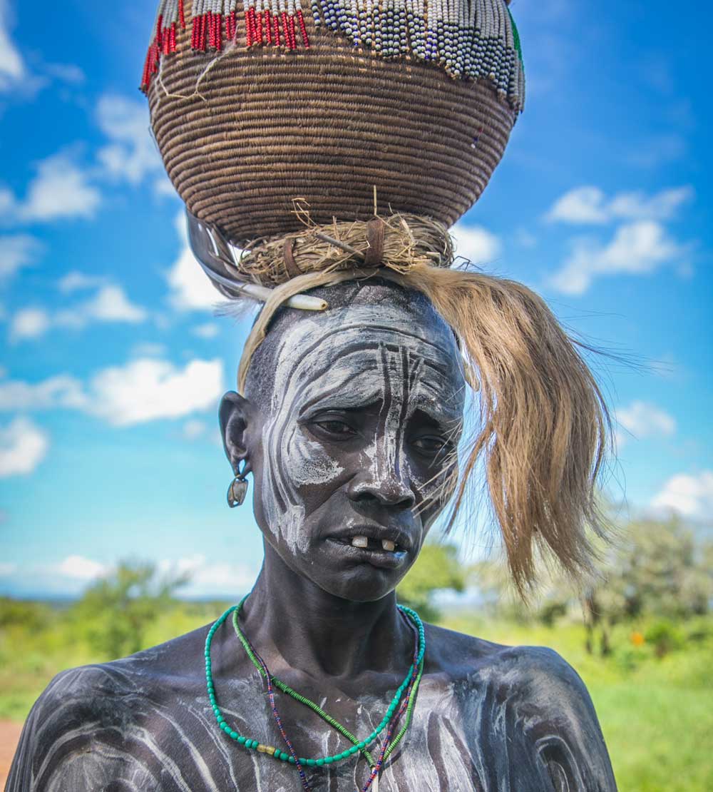 Mursi Woman near Mago National Park, October 2017 &copy; Kelly Fogel