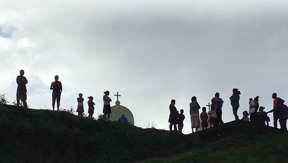 Miskitu villagers on the banks of Rio Coco. November 2018 Miskitu villagers on the banks of Rio Coco. November 2018