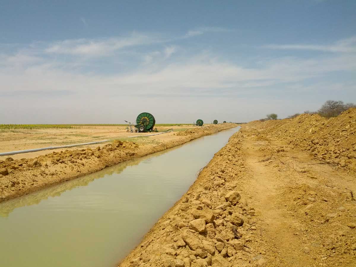 Canals that divert water