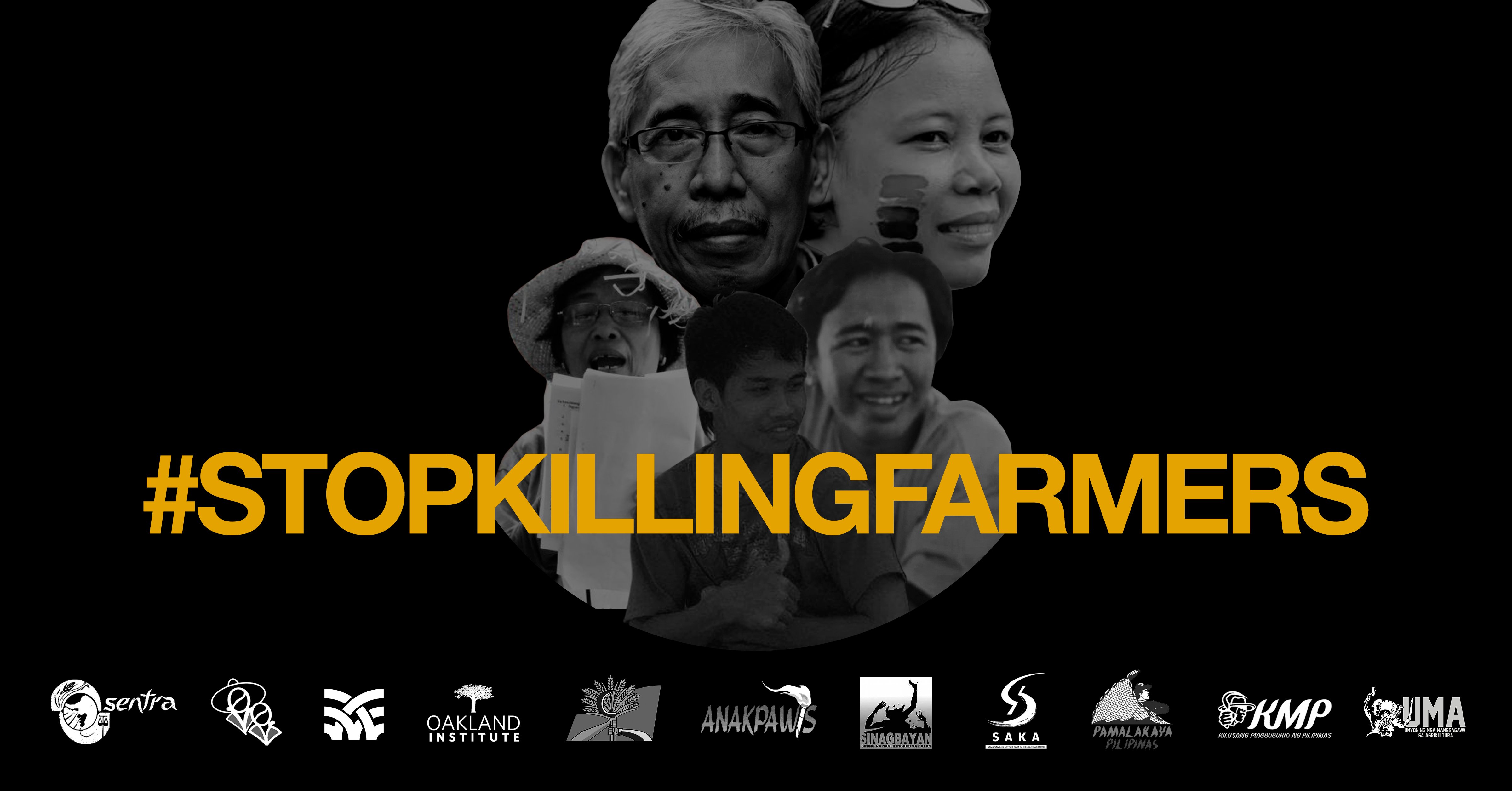 #STOPKILLINGFARMERS campaign poster
