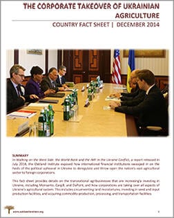 The Corporate Takeover of Ukrainian Agriculture cover