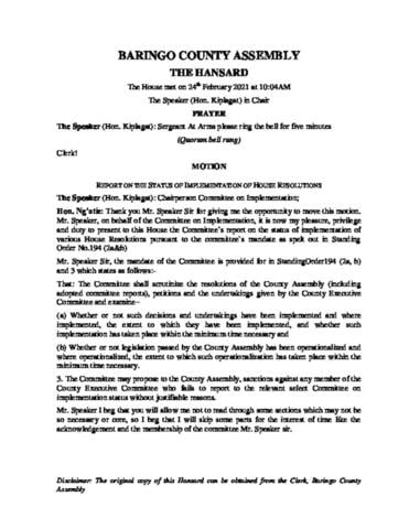 Documentation cover page