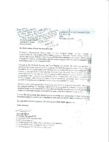 Animal Impound Letter