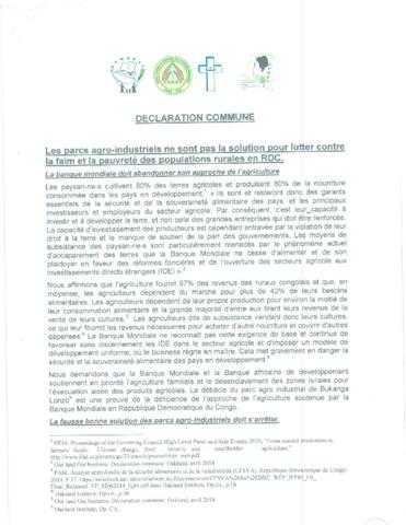 Civil Society's Joint Statement on Agro-Industrial Parks (2.08 MB)