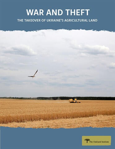 War and Theft report cover