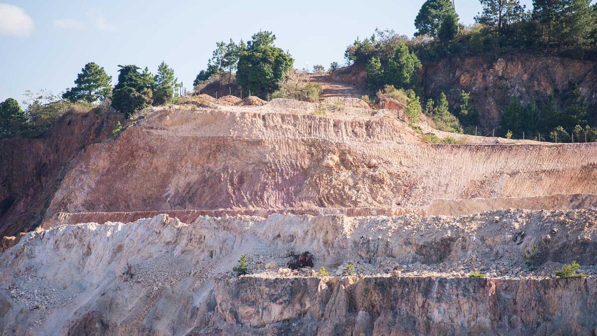 Overlooking San Andres mine, Honduras.
