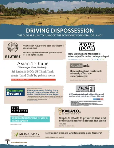 Driving Dispossession media coverage summary