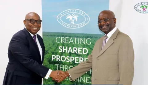 Walé Adeosun and Dr. Bokanga in Kinsasha, DRC