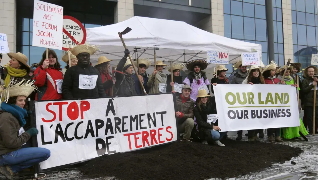 Mobilization by Belgian members of the campaign in Brussels, March 2015