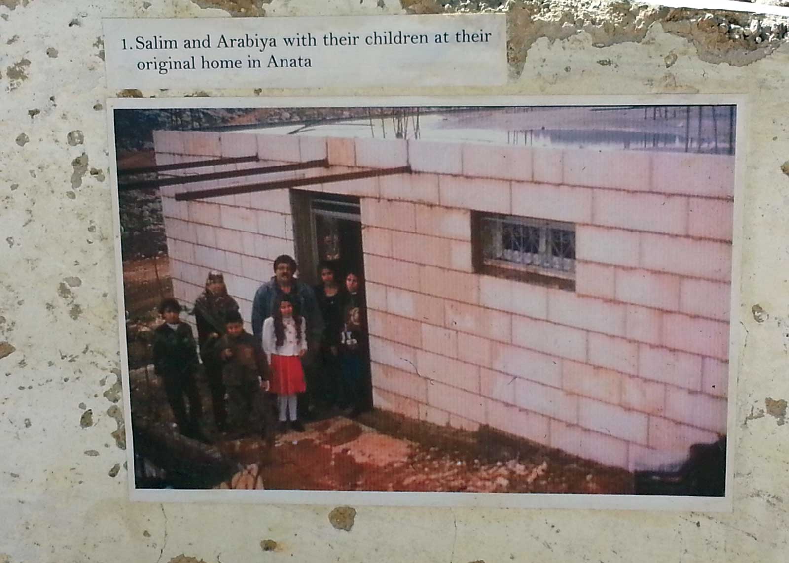 Arabiya and Salim Shawamreh in front of their house, which has been demolished seven times by the Israeli forces. Credit: The Oakland Institute