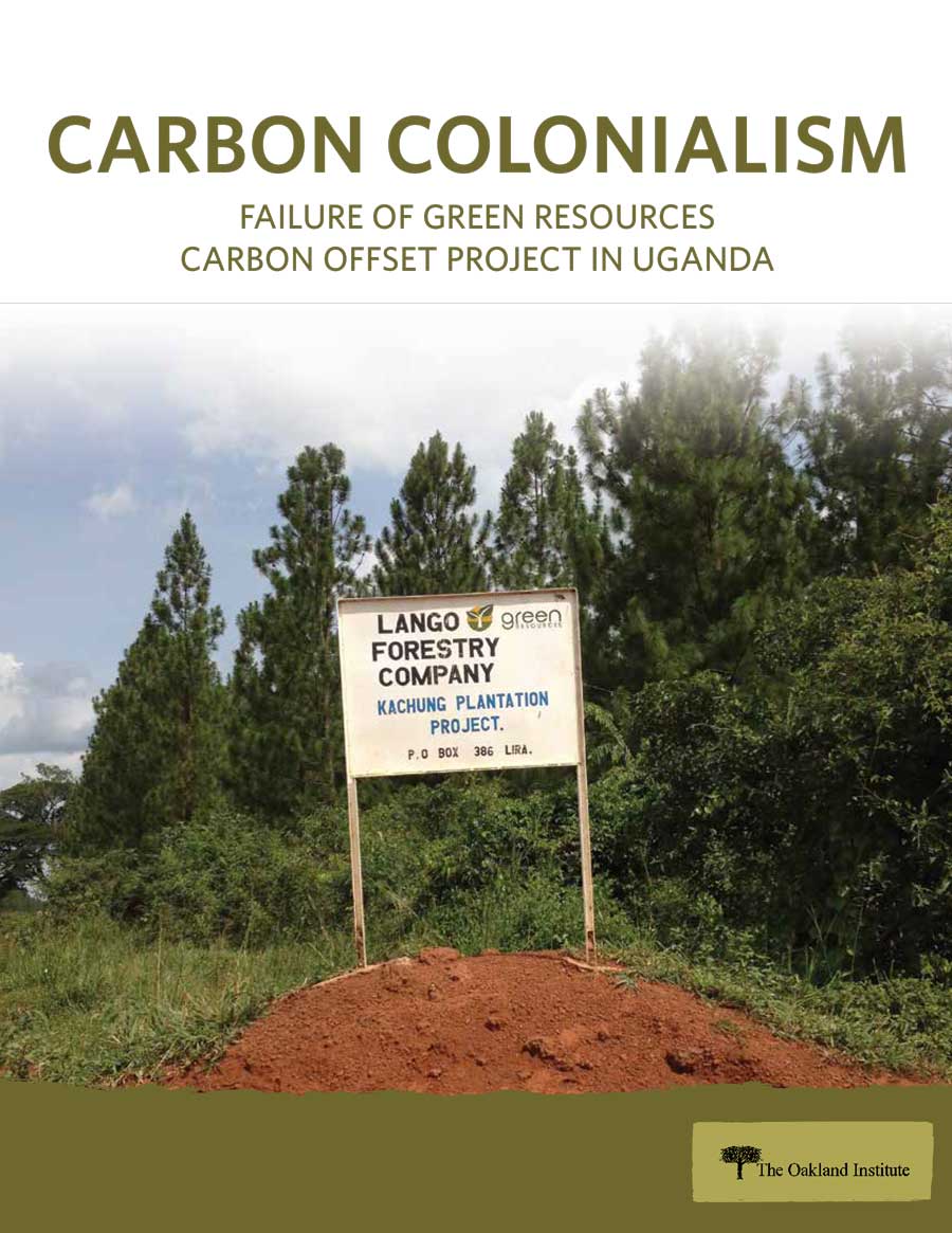 Carbon Colonialism: Failure of Green Resources’ Carbon Offset Project in Uganda