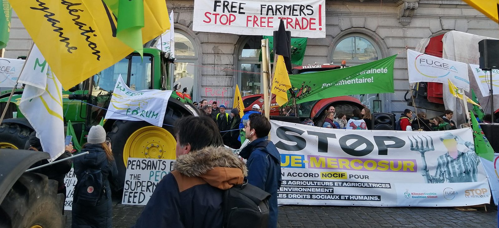 Farmers protests in Brussels
