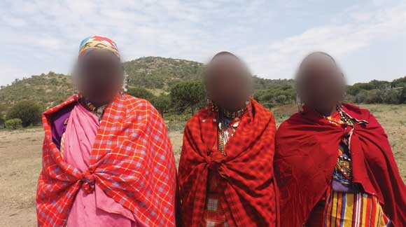 Maasai villagers, their faces are hidden for their protection. Credit: Oakland Institute Maasai villagers, their faces are hidden for their protection. Credit: Oakland Institute