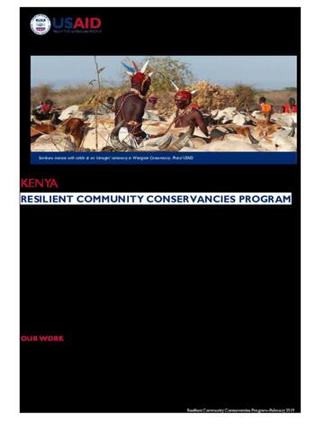 USAID Resilient Community Conservancies — February 2019