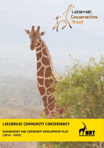 Lekurruki Conservancy, Conservancy Management Plan