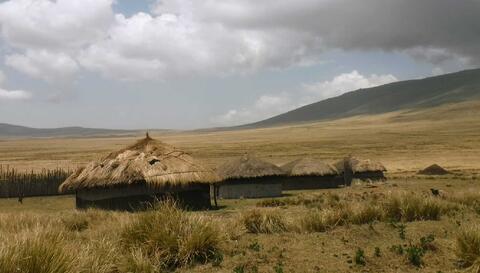 A boma in the Ngorongoro District