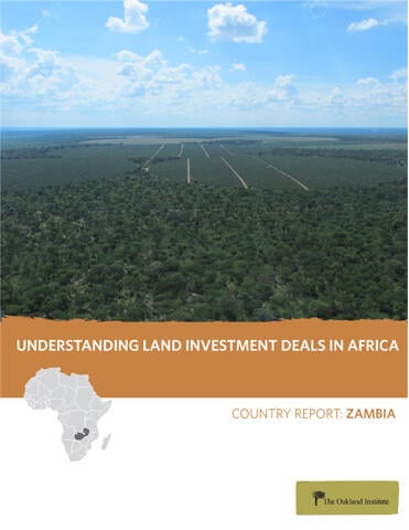 Zambia Report Cover