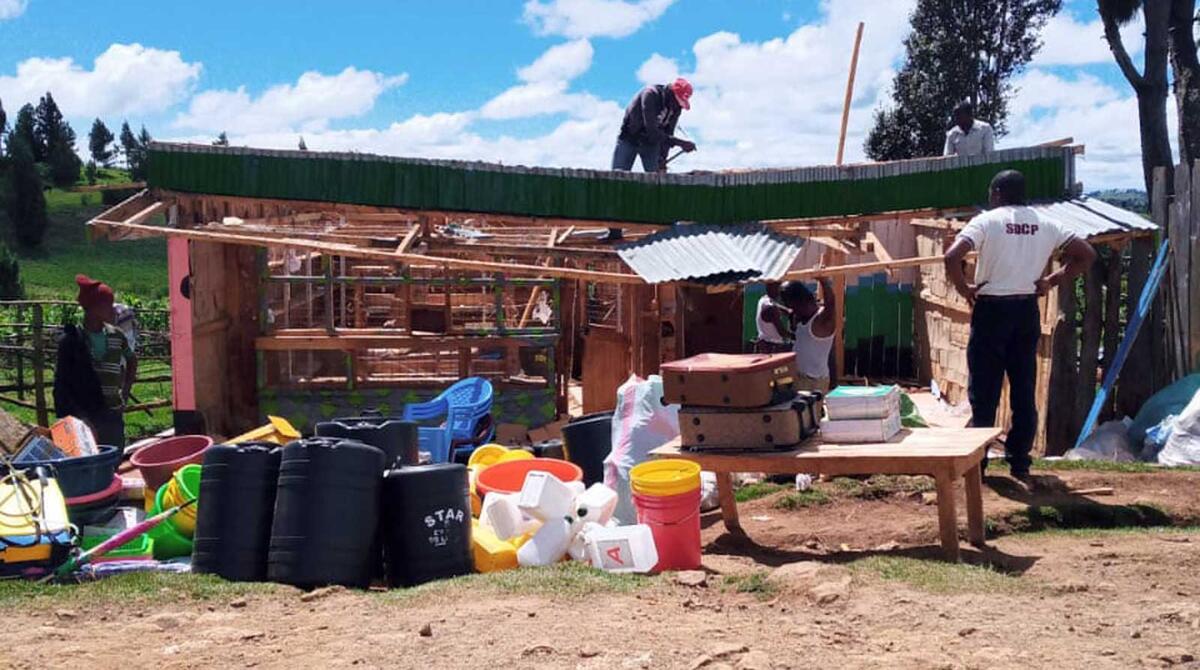 Aftermath of evictions in the Mau Forest Complex. Photo OPDP