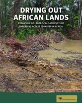 Drying Out African Lands report cover
