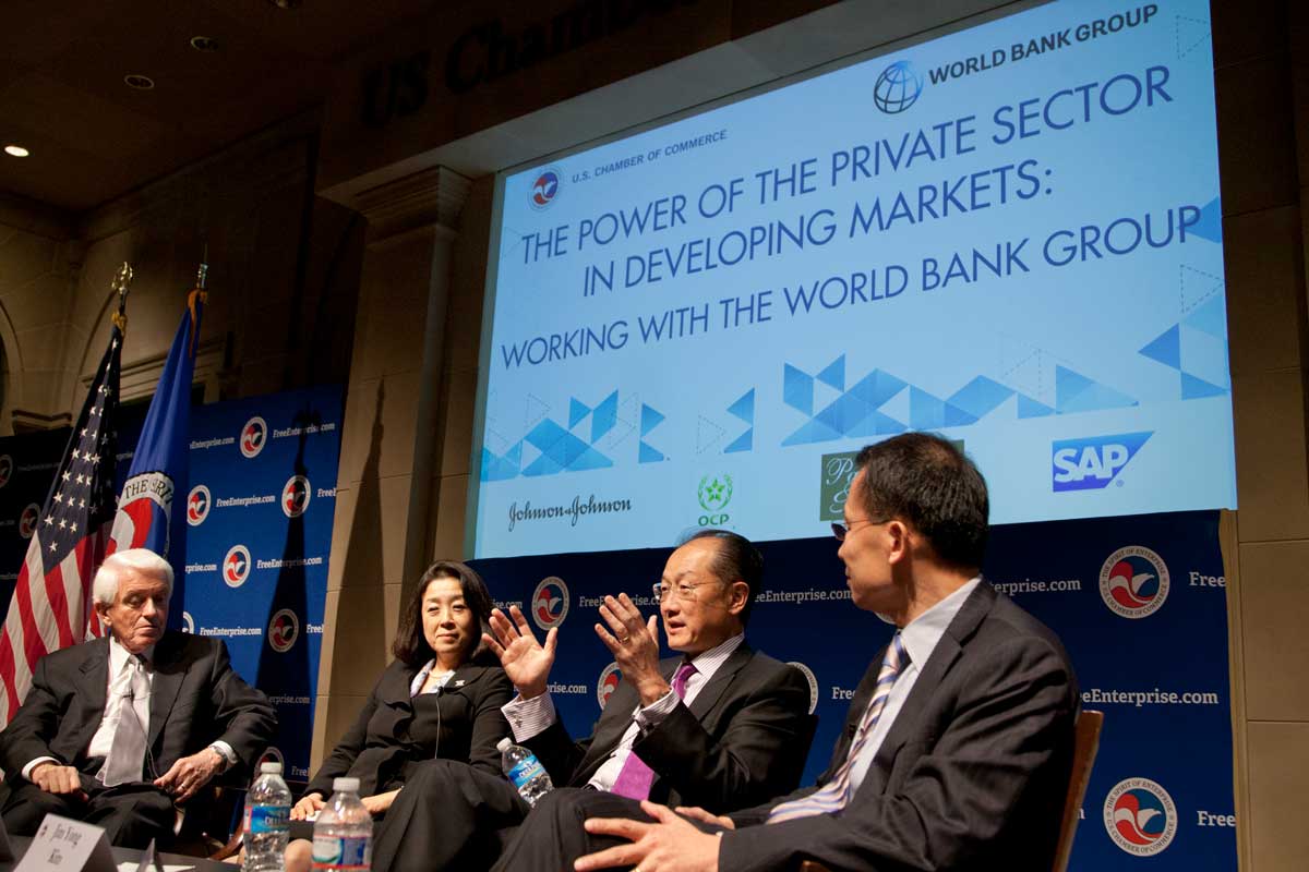 U.S. Chamber of Commerce hosts World Bank Group leaders for dialogue on role of business community in developing markets