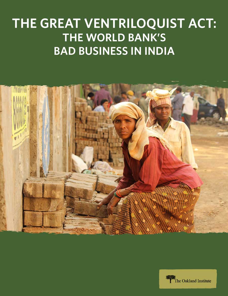 Report cover: India's mounting agrarian crisis forces distressed and dispossessed agricultural workers to migrate to cities
and take up precarious seasonal work on construction sites © Sapana Jaiswal, People's Archive of Rural India
